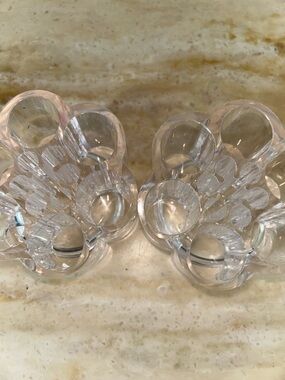 Lipstick & lipliner acrylic organizers, lot of 2 - each holds 6 tubes, 6 liners💄